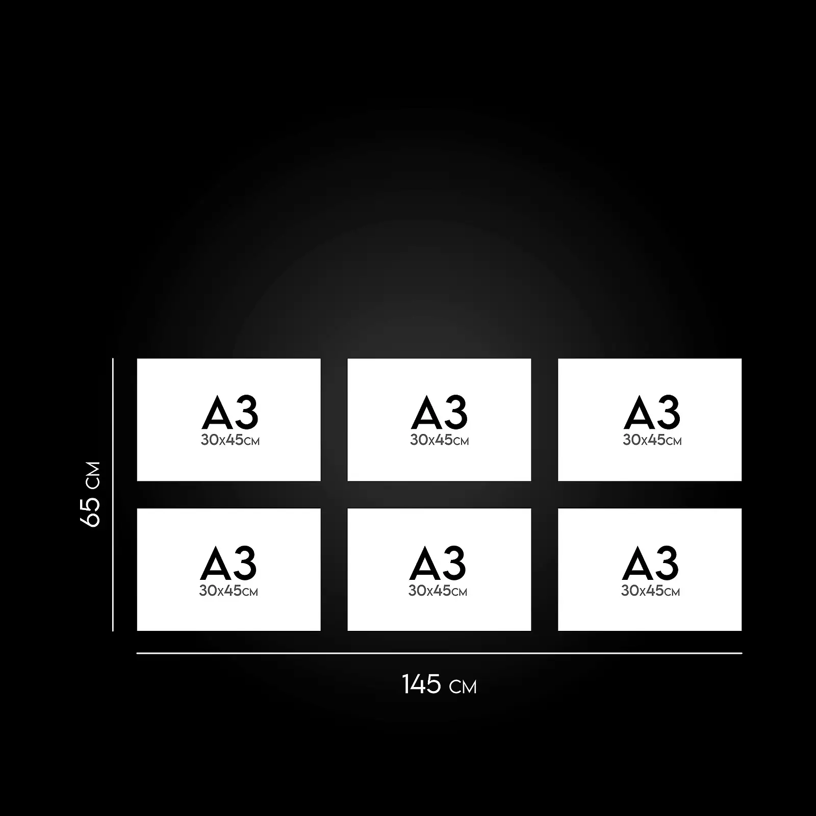 6x A3 Canvas Combo - Image 2