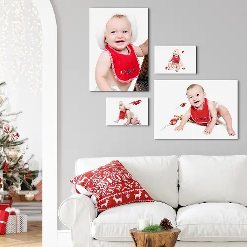 2x A4 and 2x A2 Canvas Combo